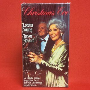 Christmas Eve Loretta Young Trevor Howard 1992 VHS New Sealed